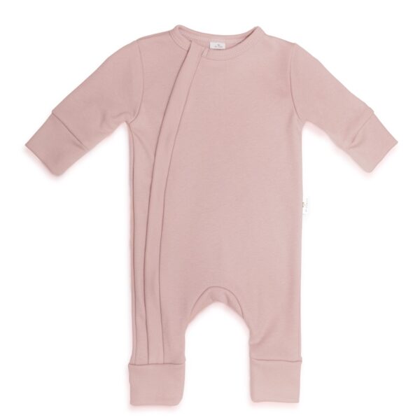 Pajacyk z bawełny Dusty rose - obrazek 2