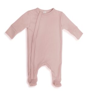 Pajacyk z bawełny Dusty rose