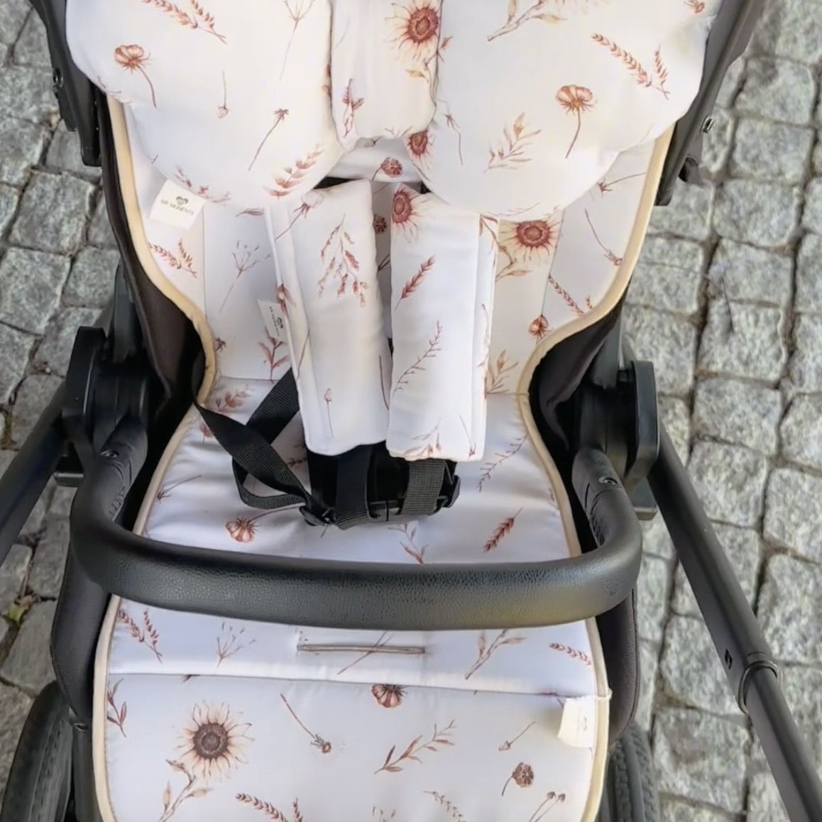 Bambusowa wkładka do wózka Sunflowers - obrazek 3