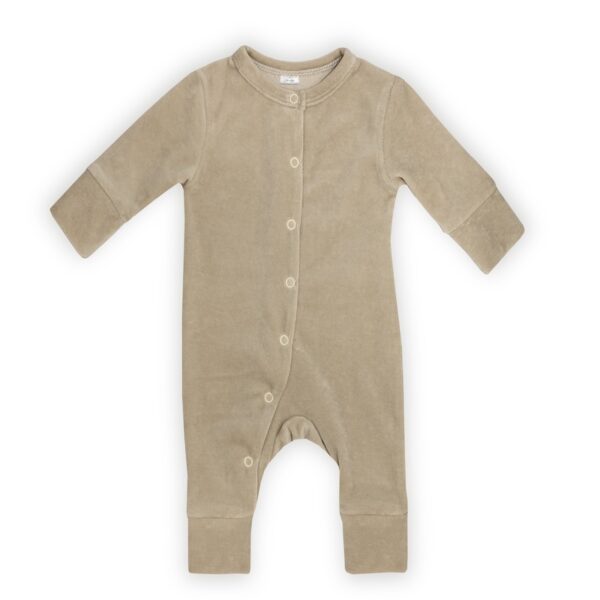 Rampers welurowy Beige