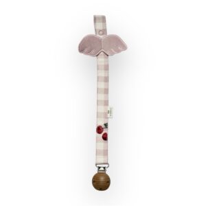Zawieszka do smoczka Wings cherry