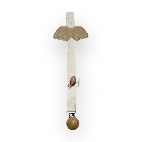 Zawieszka do smoczka Wings nut leaves
