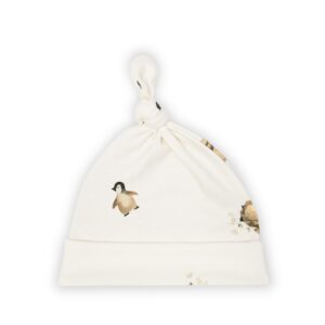 Czapeczka niemowlęca z supełkiem Penguin
