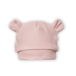 Czapeczka z uszkami Dusty rose