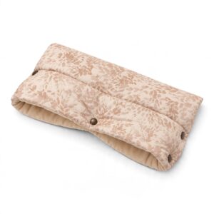 Mufka do wózka Beige leaves
