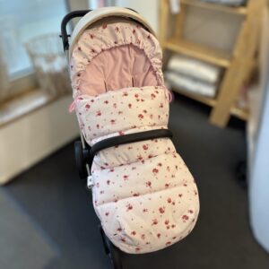 Śpiworek zimowy do wózka Flowers