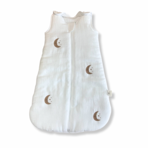 Muślinowy śpiworek z haftem Moon