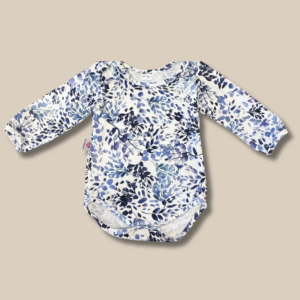 Body dziecięce Blue leaves 9-12 OUTLET