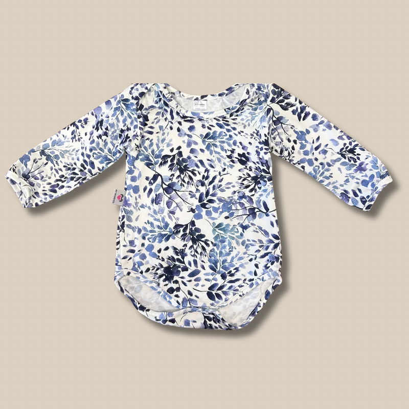 Body dziecięce Blue leaves 9-12 OUTLET