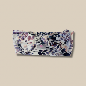 Opaska dziecięca Pink leaves 3-6 OUTLET